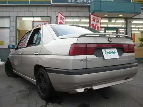 カタログ画像：アルファ１５５ （ALFA 155） Ｖ６ ２．５ 1996年1月 E-167A1E 2500cc シルバー ホワイト メタリック バック