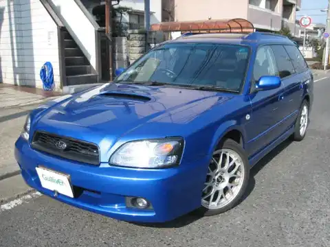 カタログ画像：レガシィツーリングワゴン （LEGACY TOURING WAGON） ＧＴ 2002年5月 TA-BH5 2000cc ノーティックブルー・マイカ 燃費10.6km / l メイン（その他）