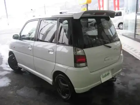 カタログ画像：プレオ （PLEO） ＲＳリミテッド 2003年6月 TA-RA2 660cc ピュアホワイト 燃費18.0km / l バック