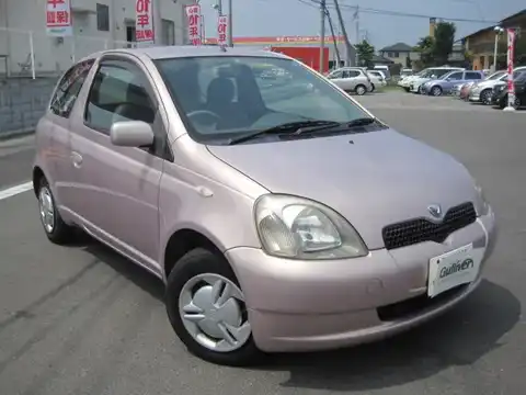 カタログ画像：ヴィッツ （VITZ） Ｕ 2000年12月 TA-SCP10 1000cc ペールローズメタリックオパール 燃費19.6km / l メイン（その他）