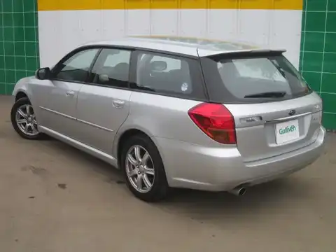 カタログ画像：レガシィツーリングワゴン （LEGACY TOURING WAGON） ２．０ｉ 2003年5月 UA-BP5 2000cc ブリリアントシルバー・メタリック 燃費14.0km / l バック