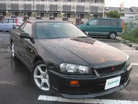 カタログ画像：スカイライン （SKYLINE） ２５ＧＴ 1998年5月 GF-ER34 2500cc ブラックパール 燃費11.0km / l メイン（その他）