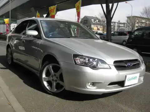 カタログ画像：レガシィＢ４ （LEGACY B4） ２．０Ｒ 2004年5月 TA-BL5 2000cc ブリリアントシルバー・メタリック 燃費13.0km / l メイン