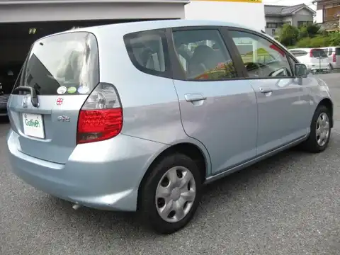 カタログ画像：フィット （FIT） １．５Ａ 2004年6月 CBA-GD3 1500cc シリウスブルー・メタリック 燃費20.5km / l バック