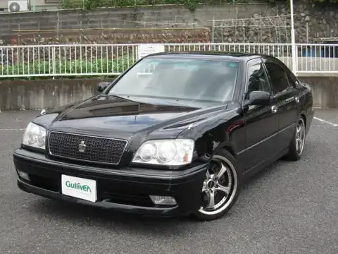 カタログ画像：クラウン （CROWN） アスリート プレミアムスポーツセレクション 2000年8月 TA-JZS171 2500cc ブラック 燃費9.8km / l 外装