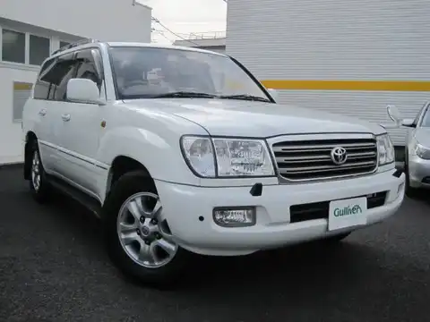 カタログ画像：ランドクルーザー１００ （LAND CRUISER 100） ＶＸリミテッド 2004年4月 GH-UZJ100W 4700cc ホワイトパールクリスタルシャイン 燃費6.1km / l メイン（その他）