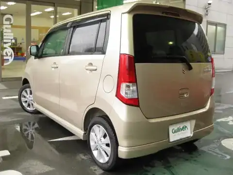 カタログ画像：ワゴンＲ （WAGON R） ＦＴリミテッド 2008年9月 CBA-MH23S 660cc クリアベージュメタリック 燃費20.5km / l バック