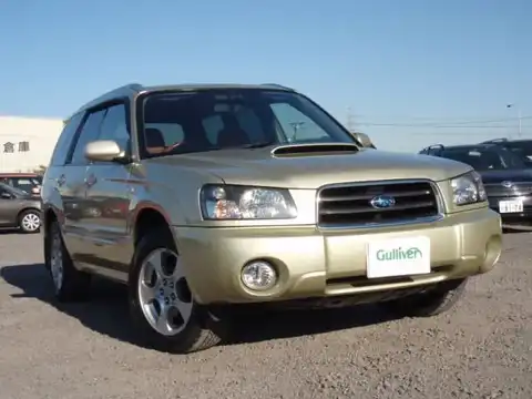 カタログ画像：フォレスター （FORESTER） ＸＴ 2002年2月 TA-SG5 2000cc シルキーゴールドメタリック 燃費13.0km / l メイン（その他）