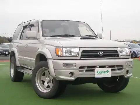 カタログ画像：ハイラックスサーフ （HILUX SURF） ＳＳＲ－Ｇ インタークーラー付ディーゼルターボ車 ワイドボデー 1997年8月 KD-KZN185W 3000cc ウォームグレーパールメタリック メイン（その他）