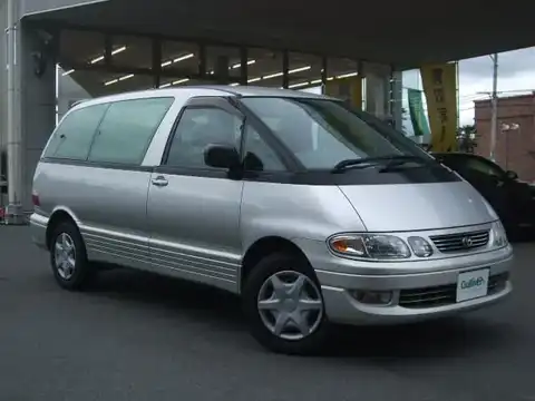 カタログ画像：エスティマ・エミーナ （ESTIMA EMINA） Ｇ ジョイフルキャノピー仕様車 1998年1月 KD-CXR21G 2200cc シルバーメタリック／シルバーメタリック メイン（その他）