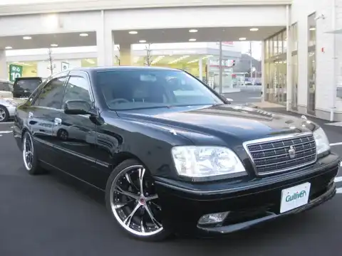 カタログ画像：クラウン （CROWN） ロイヤルサルーン 2001年8月 TA-JZS175 3000cc ダークブルーマイカ 燃費11.4km / l メイン（その他）