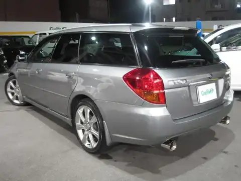 カタログ画像：レガシィツーリングワゴン （LEGACY TOURING WAGON） ３．０Ｒ ＳＩクルーズリミテッド 2006年11月 DBA-BPE 3000cc ブリリアントシルバー・メタリック 燃費11.6km / l バック