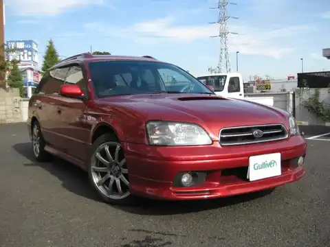 カタログ画像：レガシィツーリングワゴン （LEGACY TOURING WAGON） ＧＴ－ＶＤＣ 1999年5月 GF-BH5 2000cc シャイニーレッド・マイカ 燃費10.6km / l メイン（その他）