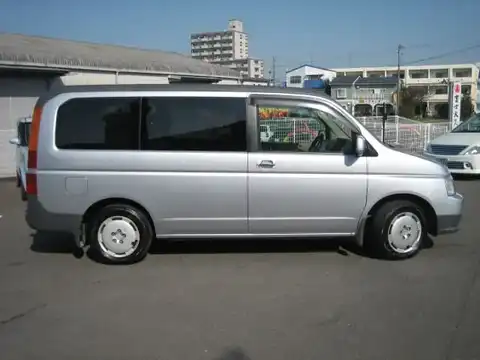 カタログ画像：ステップワゴン （STEPWAGON） Ｋ 2002年10月 LA-RF4 2000cc サテンシルバー・メタリック 燃費11.8km / l 外装