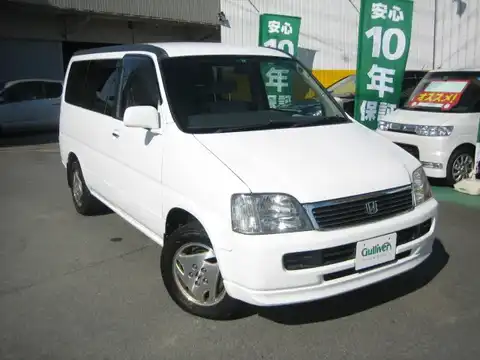 カタログ画像：ステップワゴン （STEPWAGON） Ｗ ポップアップシート 2000年8月 GF-RF1 2000cc タフタホワイト 燃費11.4km / l メイン（その他）