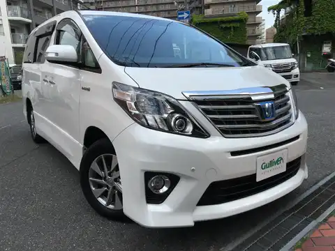 カタログ画像：アルファードハイブリッド （ALPHARD HYBRID） ハイブリッドＳＲ Ｃパッケージ 2012年9月 DAA-ATH20W 2400cc ホワイトパールクリスタルシャイン 燃費16.2km / l メイン（その他）