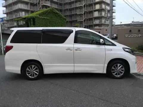 カタログ画像：アルファードハイブリッド （ALPHARD HYBRID） ハイブリッドＳＲ Ｃパッケージ 2014年4月 DAA-ATH20W 2400cc ホワイトパールクリスタルシャイン 燃費16.2km / l 外装