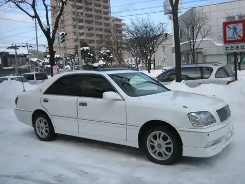 カタログ画像：クラウン （CROWN） アスリート 2001年8月 TA-JZS171 2500cc ホワイトパールクリスタルシャイン 燃費11.4km / l 外装