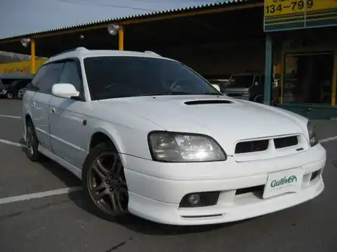 カタログ画像：レガシィツーリングワゴン （LEGACY TOURING WAGON） ＧＴ－Ｂ Ｅ－ｔｕｎｅ 2000年5月 GF-BH5 2000cc ピュアホワイト 燃費10.6km / l メイン（その他）