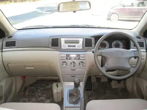 カタログ画像：カローラ （COROLLA） Ｘ 2004年4月 CBA-NZE124 1500cc シルバーメタリックグラファイト 燃費14.4km / l 内装