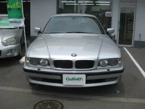 カタログ画像：７シリーズ （7 SERIES） ７４０ｉ 1998年11月 GF-GG44 4400cc チタン・シルバーｏｒアスペン・シルバー 燃費6.3km / l フロント