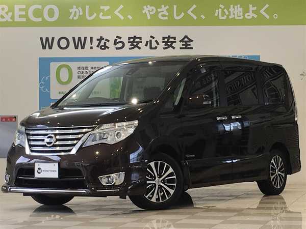 日産 セレナ ハイウェイスター ｖセレクション セーフティ ｓ ハイブリッド 衝突軽減 8型ナビ 後席モニタ 両側電動 Etc 16年式 平成28年式 インペリアルアンバーp Id 中古車検索のガリバー