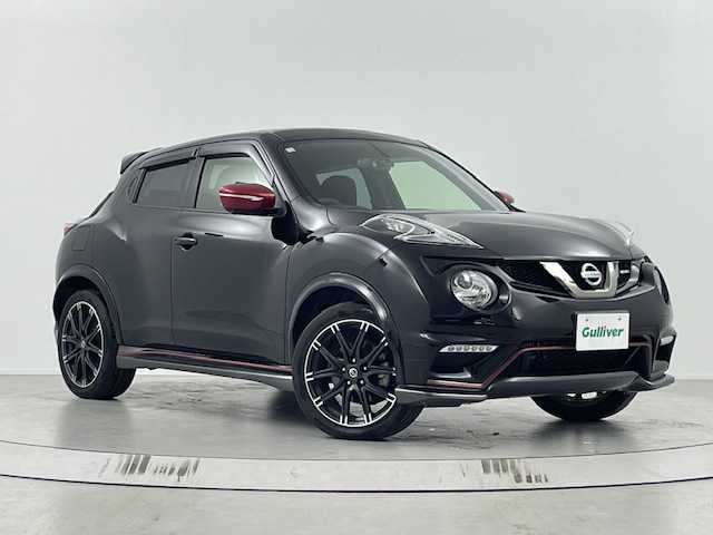日産 ジューク ニスモ 埼玉県 2018(平30)年 3.6万km スーパーブラック 純正SDナビ　/　CD/DVD/Bluetooth/フルセグ/純正ドライブレコーダー/アラウンドビューモニター/モニター付き自動防眩式ルームミラー/オートライト/HIDヘッドライト/ビルドインETC/４WD/プッシュスタート/インテリジェントキー
