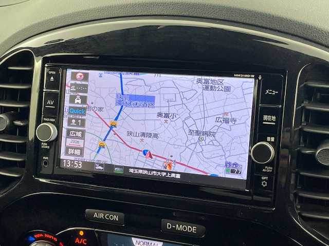 日産 ジューク ニスモ 埼玉県 2018(平30)年 3.6万km スーパーブラック 純正SDナビ　/　CD/DVD/Bluetooth/フルセグ/純正ドライブレコーダー/アラウンドビューモニター/モニター付き自動防眩式ルームミラー/オートライト/HIDヘッドライト/ビルドインETC/４WD/プッシュスタート/インテリジェントキー
