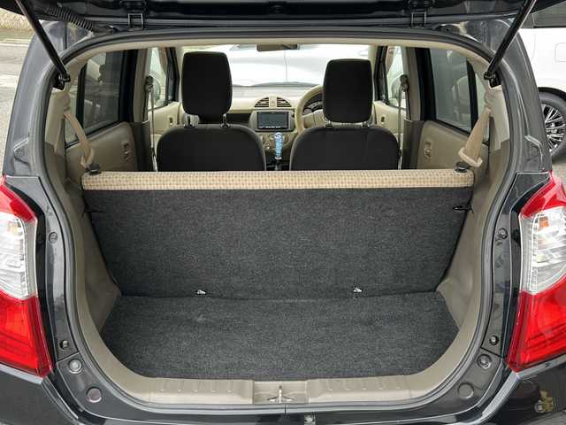 マツダ キャロル GS 山口県 2014(平26)年 6.9万km ブルーイッシュブラックパール3 純正７型ナビ/・ワンセグTV/・CD/社外マフラー/バックカメラ/社外14インチアルミホイール/リモコンキー/スペアキー１本/ドアバイザー/純正フロアマット/純正マフラー積込/保証書/取扱説明書