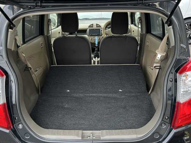 マツダ キャロル GS 山口県 2014(平26)年 6.9万km ブルーイッシュブラックパール3 純正７型ナビ/・ワンセグTV/・CD/社外マフラー/バックカメラ/社外14インチアルミホイール/リモコンキー/スペアキー１本/ドアバイザー/純正フロアマット/純正マフラー積込/保証書/取扱説明書