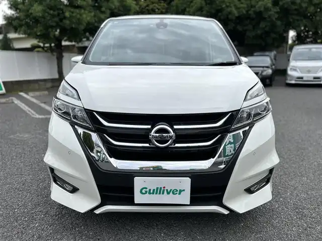 日産 セレナ ハイウェイスター Vセレクション 東京都 2018(平30)年 6万km ブリリアントホワイトパール 純正SDナビ（9インチ/MM518D-L）/・Bluetoothオーディオ/USBオーディオ/・フルセグTV/DVD/Blu-ray/SD/純正後席用モニター（フリップダウン式）/プロパイロット/インテリジェントアラウンドビューモニター/LEDヘッドランプ/ハンズフリーオートスライドドア（両側）/インテリジェントルームミラー/ビルトインETC/純正ドライブレコーダー（DJ4-D/前方）/取扱説明書/保証書/スペアキー1本