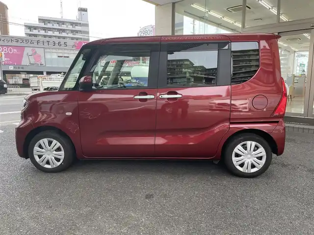 ダイハツ タント X 大阪府 2021(令3)年 1.2万km ファイアークォーツレッドM ワンオーナー/メモリナビ/フルセグテレビ/バックカメラ/アイドリングストップ/スペアキー１本/ドアバイザー/プッシュスタート/片側パワースライドドア/ETC/LEDヘッドライト/ドライブレコーダー/コーナーセンサー前後/衝突被害軽減システム/新車保証書/取扱説明書