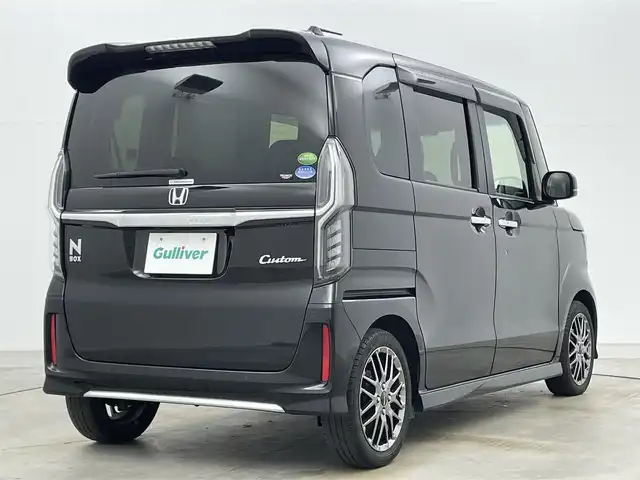 ホンダ Ｎ ＢＯＸ カスタム L ターボ 岡山県 2021(令3)年 5.1万km クリスタルブラックパール 純正ナビ VXM-214VFi/地デジフルセグ/Bluetooth/CD/DVD/バックカメラ/ホンダセンシング /アダプティブクルーズコントロール/両側パワースライド/LEDヘッドライト/パドルシフト /前後ドラレコ /モデューロアルミホイール/オートライト /オートハイビーム /ヘッドライトレベライザー/純正フロアマット/プッシュスタート /スマートキー