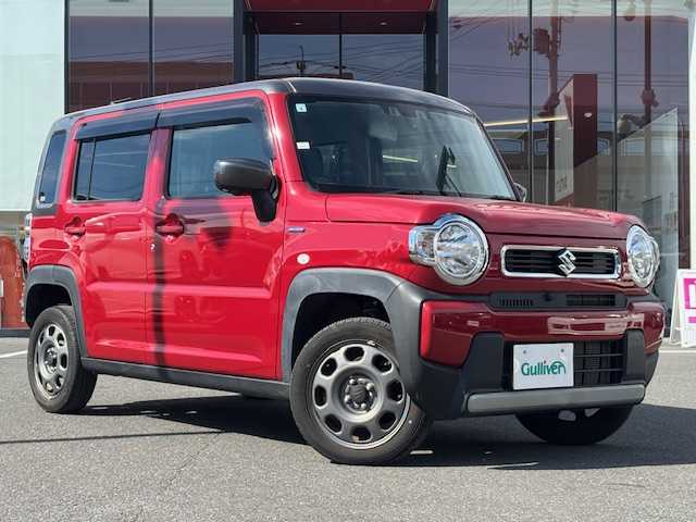 スズキ ハスラー HYBRID G 宮城県 2021(令3)年 4.6万km フェニックスレッドパール/ガンメタリック2トーンルーフ 登録時走行距離45115km/ワンオーナー/メーカーオプションメモリーナビ/アラウントビューモニター/フルセグTV/AM/FM/Bluetooth/CD/DVD/プッシュスタート/全方位カメラ/ドライブレコーダー/シートヒーター/純正フロアマット/純正アルミホイール/衝突軽減ブレーキ/レーンキープアシスト/オートライト