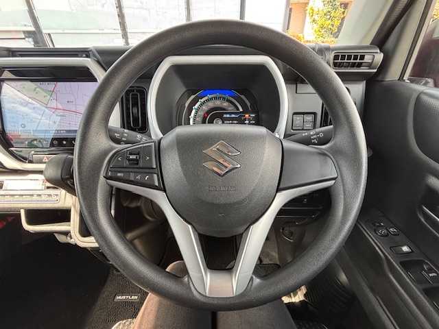スズキ ハスラー HYBRID G 宮城県 2021(令3)年 4.6万km フェニックスレッドパール/ガンメタリック2トーンルーフ 登録時走行距離45115km/ワンオーナー/メーカーオプションメモリーナビ/アラウントビューモニター/フルセグTV/AM/FM/Bluetooth/CD/DVD/プッシュスタート/全方位カメラ/ドライブレコーダー/シートヒーター/純正フロアマット/純正アルミホイール/衝突軽減ブレーキ/レーンキープアシスト/オートライト