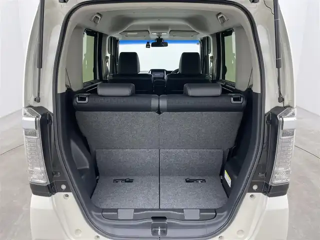 ホンダ Ｎ ＢＯＸ カスタム G ターボ Lパッケージ 岡山県 2016(平28)年 9.1万km プレミアムホワイトパールⅡ 純正ナビ（VXM-165VFi）/【フルセグ/BM/FM/USB】/両側パワースライドドア/クルーズコントロール/バックカメラ/ビルトインＥＴＣ/衝突軽減ブレーキ/オートライト/ＬＥＤヘッドライト/社外ドライブレコーダー(前後)/純正アルミホイール/パドルシフト/シートバックテーブル/ISOFIX