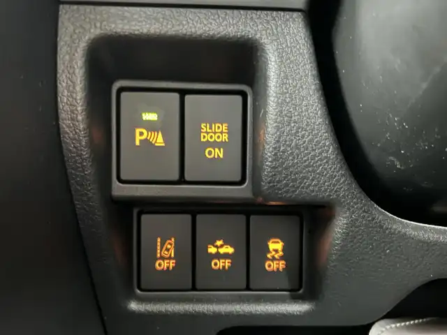 スズキ スペーシア カスタム HYBRID GS 千葉県 2021(令3)年 1.3万km ピュアホワイトP 禁煙車/デュアルカメラブレーキサポート/社外ナビ/・MDV-S709W/・CD/DVD/BT/フルセグTV/バックカメラ　/左側パワースライドドア/リヤコーナーセンサー/オートクルーズコントロール/車線逸脱警報機能/LEDヘッドライト/オートライト/オートハイビーム/D席シートヒーター/スマートキー/スペアキー/純正14インチAW