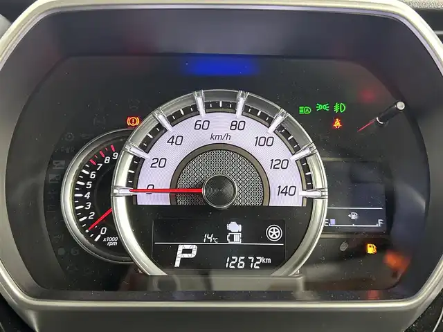 スズキ スペーシア カスタム HYBRID GS 千葉県 2021(令3)年 1.3万km ピュアホワイトP 禁煙車/デュアルカメラブレーキサポート/社外ナビ/・MDV-S709W/・CD/DVD/BT/フルセグTV/バックカメラ　/左側パワースライドドア/リヤコーナーセンサー/オートクルーズコントロール/車線逸脱警報機能/LEDヘッドライト/オートライト/オートハイビーム/D席シートヒーター/スマートキー/スペアキー/純正14インチAW