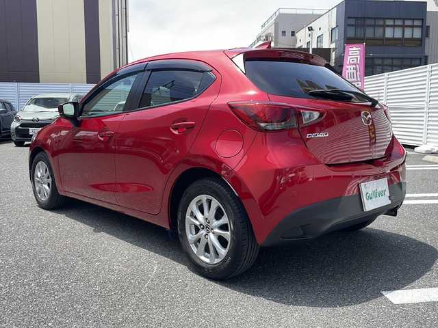 マツダ デミオ 15S 広島県 2019(平31)年 4.4万km ソウルレッドクリスタルM /登録時走行距離/　　　　　　　43658キロ/i-stop/純正ナビ/全方位モニター/地デジ/シートヒーター/スペアキー×１/ビルトインETC/新車時整備手帳/　　【保証書】/取扱説明書/