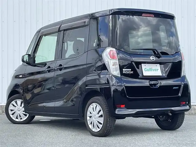 日産 デイズ ルークス X Vセレ +SeftyⅡ 福岡県 2015(平27)年 3.8万km ブラック 社外ナビ（ＡＶＮ１３４ＭＷ　ＥＣＩＰＳＥ）/アラウンドビューモニター/パワースライドドア/エマージェンシーブレーキ/アイドリングストップ/スマートキー/プッシュスタート/ＥＴＣ/ワンセグＴＶ/ＣＤ/ＳＤ