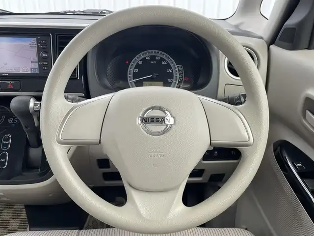 日産 デイズ ルークス X Vセレ +SeftyⅡ 福岡県 2015(平27)年 3.8万km ブラック 社外ナビ（ＡＶＮ１３４ＭＷ　ＥＣＩＰＳＥ）/アラウンドビューモニター/パワースライドドア/エマージェンシーブレーキ/アイドリングストップ/スマートキー/プッシュスタート/ＥＴＣ/ワンセグＴＶ/ＣＤ/ＳＤ