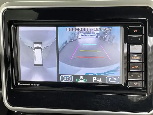 スズキ スペーシア カスタム HYBRID GS 千葉県 2019(令1)年 6.6万km ピュアホワイトP 禁煙車/デュアルセンサーブレーキサポート/純正ナビ/・CN-RZ743W/・CD/DVD/Bluetooth/フルセグTV/全方位カメラ/バックカメラ/左側パワースライドドア/D席シートヒーター/ヘッドアップディスプレイ/フォグランプ/LEDヘッドライト/オートライト/オートハイビーム/社外15インチAW/スマートキー/アイドリングストップ/リヤコーナーセンサー