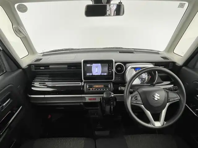 スズキ スペーシア カスタム HYBRID GS 千葉県 2019(令1)年 6.6万km ピュアホワイトP 禁煙車/デュアルセンサーブレーキサポート/純正ナビ/・CN-RZ743W/・CD/DVD/Bluetooth/フルセグTV/全方位カメラ/バックカメラ/左側パワースライドドア/D席シートヒーター/ヘッドアップディスプレイ/フォグランプ/LEDヘッドライト/オートライト/オートハイビーム/社外15インチAW/スマートキー/アイドリングストップ/リヤコーナーセンサー