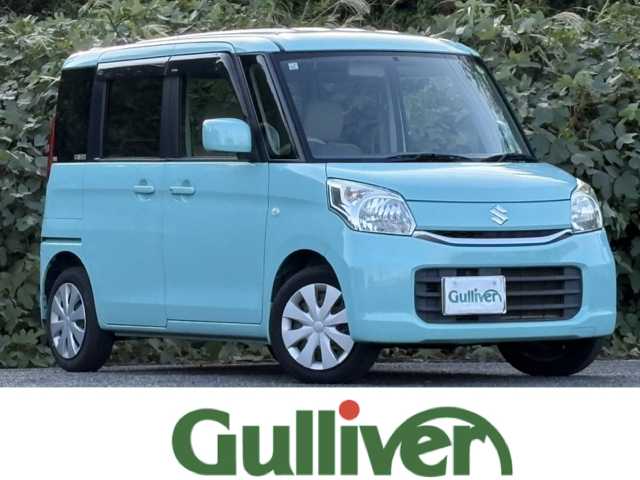 スズキ スペーシア X 大分県 2015(平27)年 9.4万km フレンチミントPM パワースライドドア /社外メモリーナビ/スマートキー/エンジンプッシュスタート/ETC