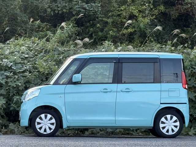 スズキ スペーシア X 大分県 2015(平27)年 9.4万km フレンチミントPM パワースライドドア /社外メモリーナビ/スマートキー/エンジンプッシュスタート/ETC