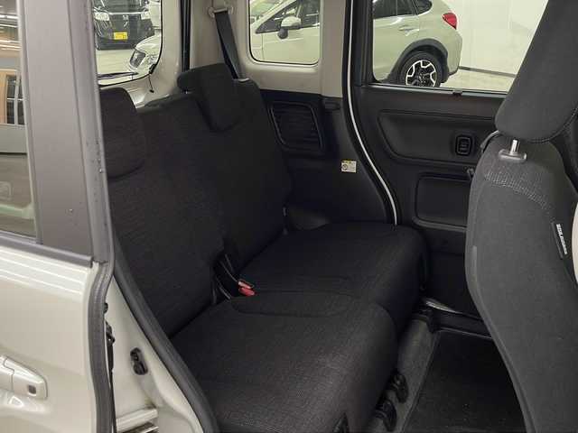 スズキ スペーシア HYBRID X 長崎県 2017(平29)年 3.8万km ピュアホワイトP 社外メモリナビ/（フルセグ/CD/DVD/BT）/バックカメラ/両側パワースライドドア/衝突軽減ブレーキ/レーンアシストキープ/横滑り防止装置/クリアランスソナー/オートライト/シートヒーター/純正アルミパッチ/リアサーキュレーター/純正フロアマット/ハロゲンヘッドライト/電動格納ミラー/スペアキー/取扱説明書/保証書