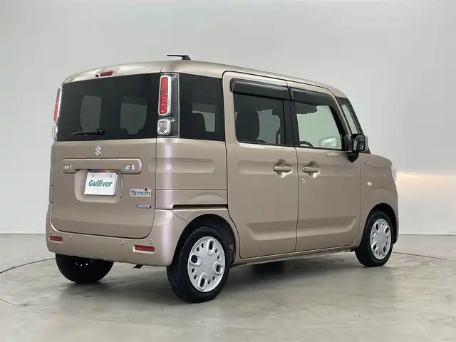 スズキ スペーシア HYBRID G 埼玉県 2023(令5)年 0.2万km ライトブロンズパールメタリック 社外ＳＤナビ　/フルセグ/ＣＤ/ＤＶＤ/Ｂｌｕｅｔｏｏｔｈ/ＵＳＢ　/バックカメラ　/両側パワースライドドア　/前後ドライブレコーダー　/衝突軽減ブレーキ　/コーナーセンサー　/レーンキープ　/アイドリングストップ