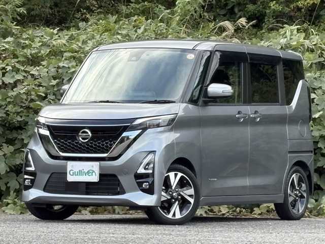 日産 ルークス HWS Gターボ プロパイロットED 大分県 2021(令3)年 1.8万km チタニウムグレーメタリック 両側パワースライドドア /片側オートステップ/アラウンドビューモニター/プロパイロット/純正メモリーナビ/フルセグ/DVD/Bluetooth/アダプティブクルーズコントロール/レーンキープアシスト/純正LEDヘッドライト/オートライトコントロール/純正15インチアルミホイール/ドライブレコーダー/スマートキー/エンジンプッシュスタート/アイドリングストップ
