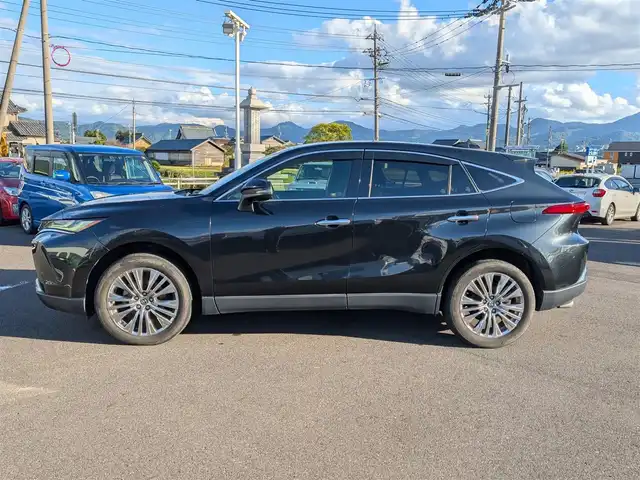 トヨタ ハリアー Z レザーパッケージ 福井県 2020(令2)年 4.7万km プレシャスブラックパール JBLプレミアムサウンド/純正12.3インチディスプレイオーディオ/(フルセグTV/Bluetooth/Miracast)/全方位モニター/クリアランスソナー/レーダークルーズコントロール/TOYOTA　Safety Sense/ブラインドスポットモニター/デジタルインナーミラー/ブレーキホールド/電動リアゲート/黒革/前席パワーシート/D席メモリシート/前席エアシート/ステアリングヒーター/純正フロアマット/純正AW/ETC2.0/スマートキー