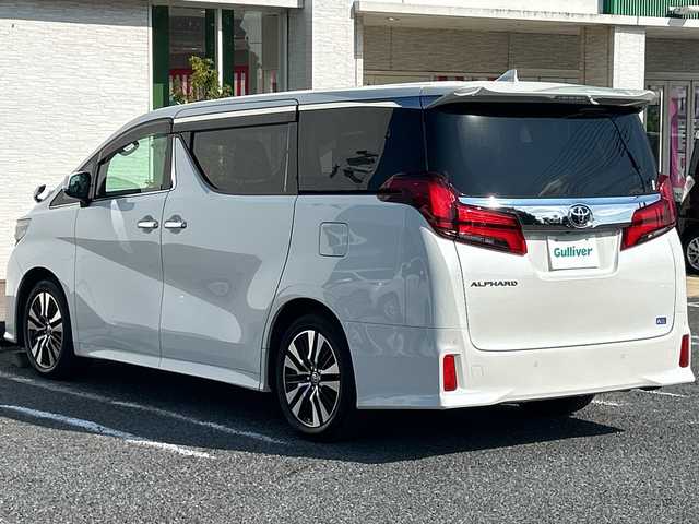 トヨタ アルファード S Cパッケージ 千葉県 2023(令5)年 1.3万km ホワイトパールクリスタルシャイン サンルーフ　皮　ナビ　バックカメラ　フリップダウンモニター　フルセグ　２．０ＥＴＣ　ドラレコ　両側電動スライドドア　電動リアドア　ステアヒーター　温冷シート 電動シート デジタルミラー クルコン